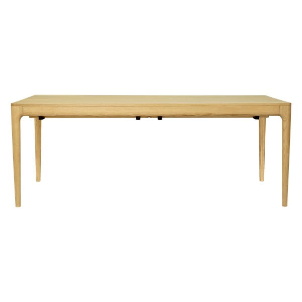 Ozola masīvkoka izvelkams ēdamgalds 90x200 cm Heart'n'Soul – UMAGE-image-4