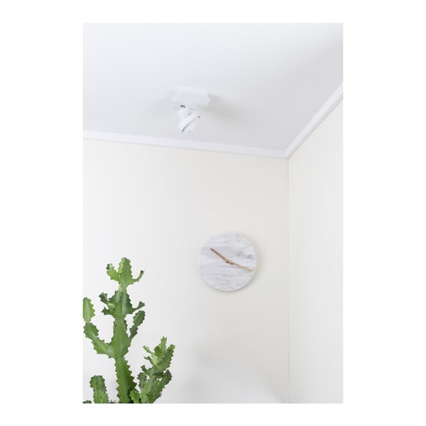 Balts marmora sienas pulkstenis Zuiver-image-2