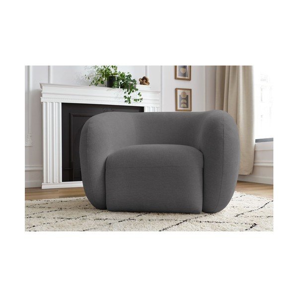 Tumši pelēks atpūtas krēsls Celine – Bobochic Paris-image-1