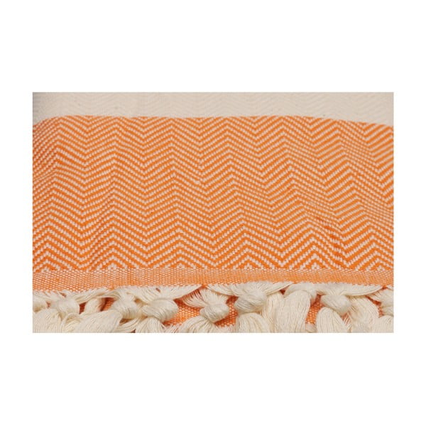 Oranžs okeāna dvielis, 180 x 100 cm-image-3