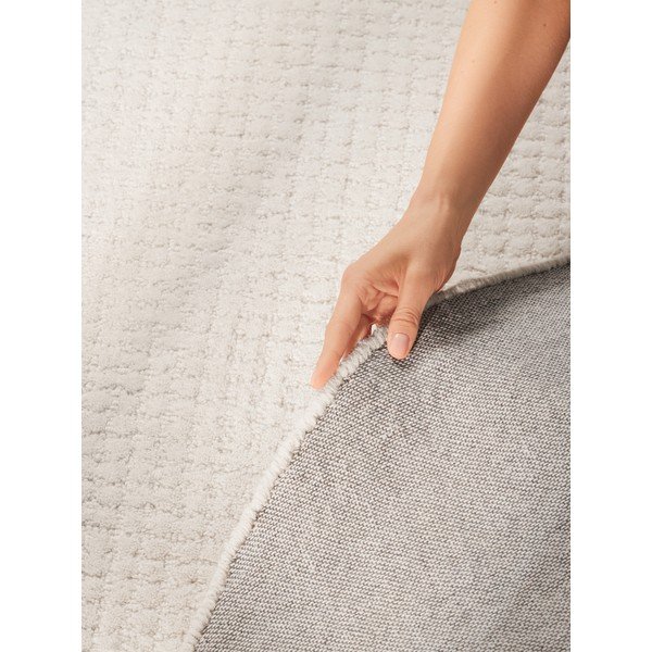 Krēmkrāsas vilnas apaļš paklājs ø 160 cm Eloise – Hanse Home-image-4