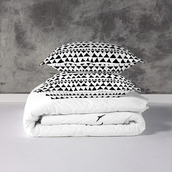 Kokvilnas segas pārvalks Blanc Trip, 140 x 200 cm-image-3