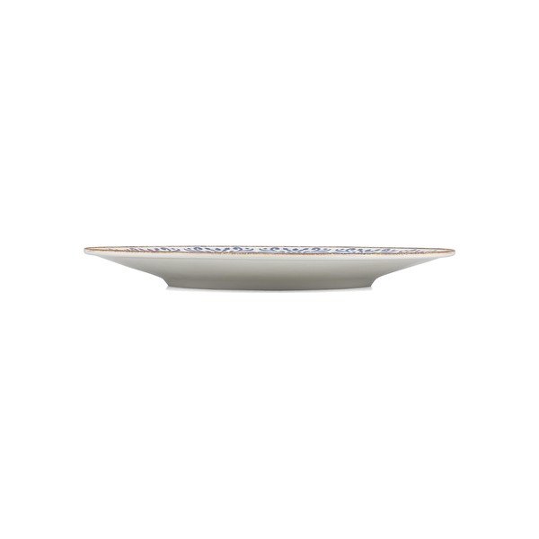Balts/zils servēšanas porcelāna šķīvis ø 32 cm Azul – BonBistro-image-3