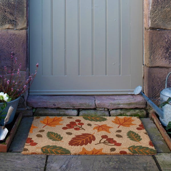 Kokosšķiedras kājslauķis 40x60 cm Autumn Leaves – Artsy Doormats-image-3