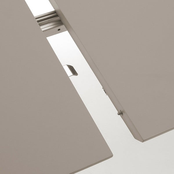 Pelēks izvelkams ēdamgalds Kave Home Oakland, 160 x 100 cm-image-1