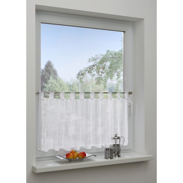 Balts aizkars 48x140 cm – Gardinia-image-2