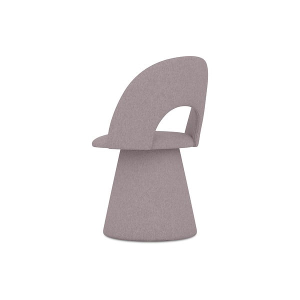 Gaiši violets polsterēts ēdamistabas krēsls Kalo – Makamii-image-4