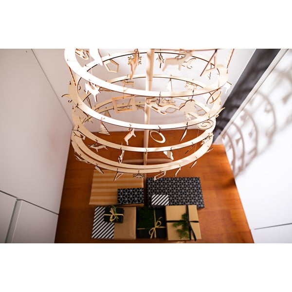 10 koka Ziemassvētku rotājumu komplekts Spira Medium-image-3