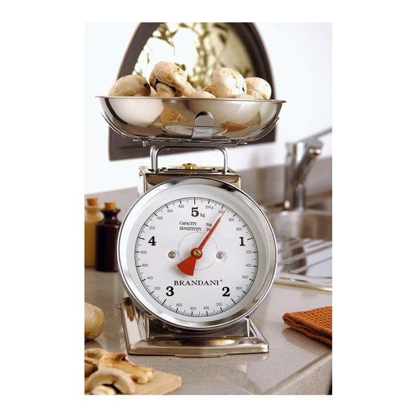 Nerūsējošā tērauda virtuves svari ar 5 kg slodzi Brandani -image-1