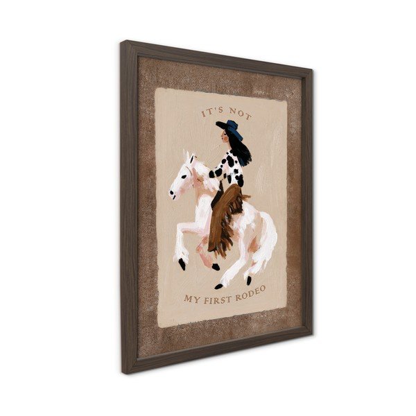 Drukāta glezna ar rāmi 30x40 cm Rodeo – Styler-image-4