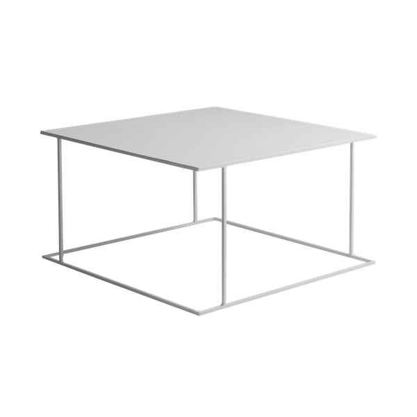 Balts kafijas galdiņš Custom Form Walt, 80 x 80 cm