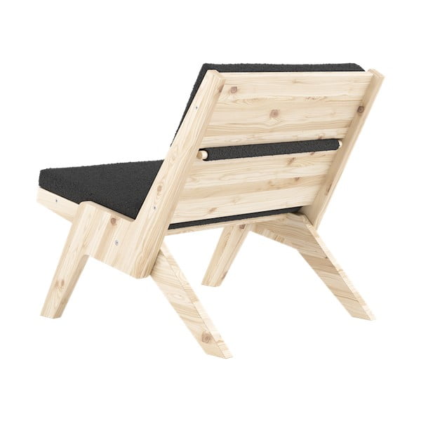 Tumši pelēks atpūtas krēsls Sway – Karup Design-image-4