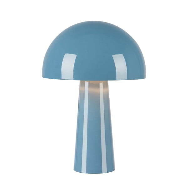 Zila galda lampa ar metāla abažūru (augstums 36 cm) Mantar – Markslöjd