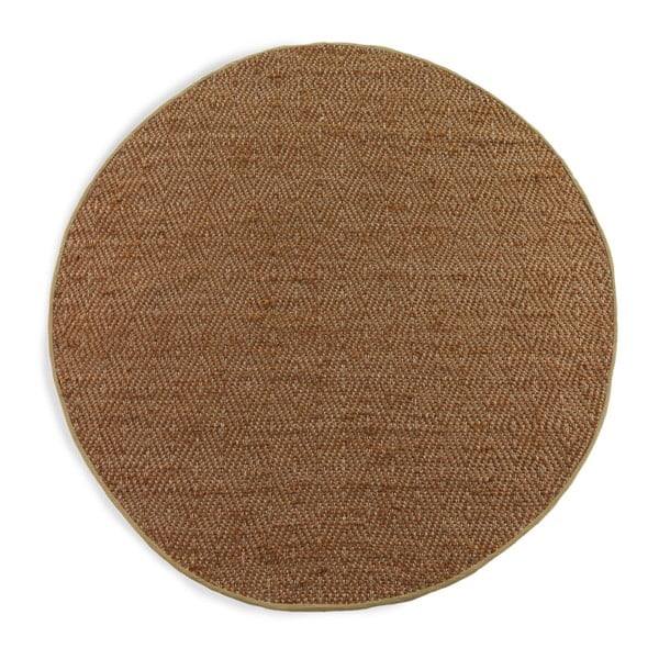 Brūns paklājs zosis Maine, ⌀ 180 cm