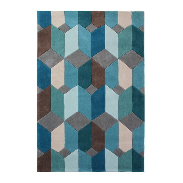 Zils paklājs Flair Rugs Scope, 80 x 150 cm