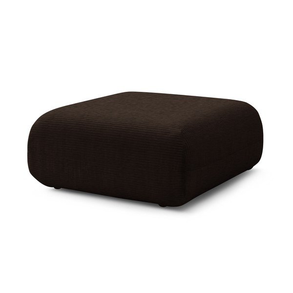 Tumši brūns velveta kāju soliņš Lecomte – Bobochic Paris-image-3