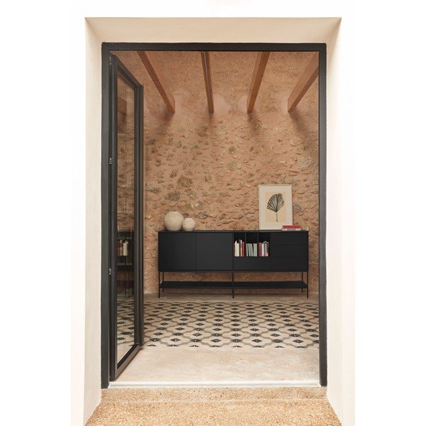 Melna kumode 220x98x45 cm Platt – Teulat-image-2