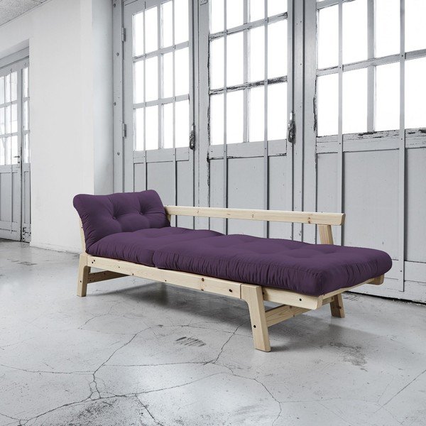 Dīvāns gulta Karup Step Natural/Purple-image-2