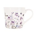 Balta/violeta porcelāna krūze 430 ml Louka – Orion
