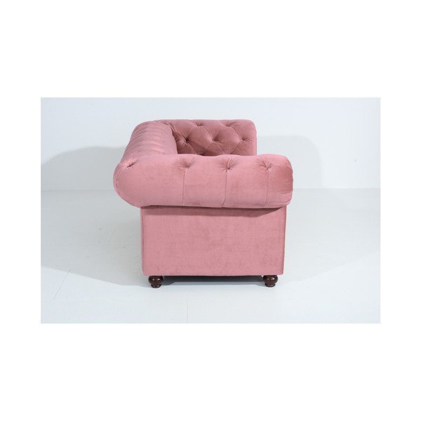 Rozā dīvāns Max Winzer Orleans Velvet, 196 cm-image-4