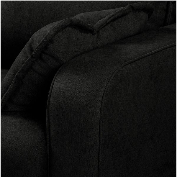 Melns stūra dīvāns (kreisais stūris) Beata – Ropez-image-1