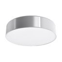 Sudraba krāsas griestu lampa ø 55 cm Atis – Sollux