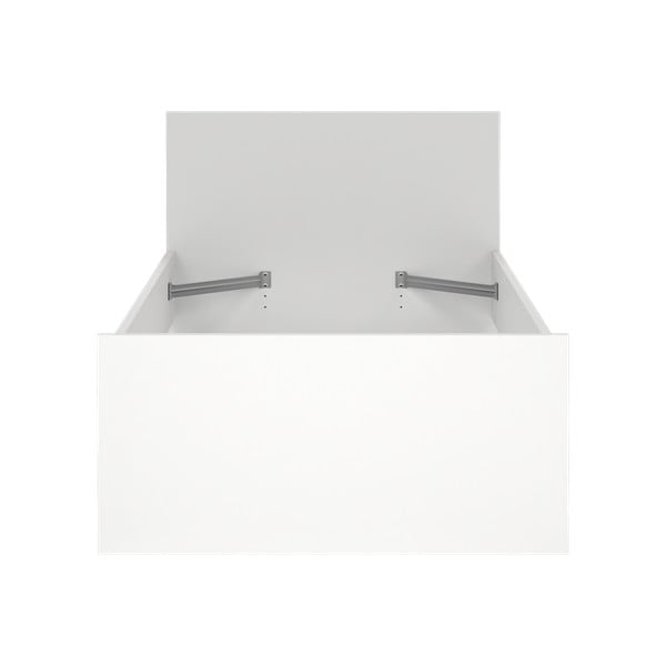 Balta vienvietīga gulta 90x190 cm Naia – Tvilum-image-2