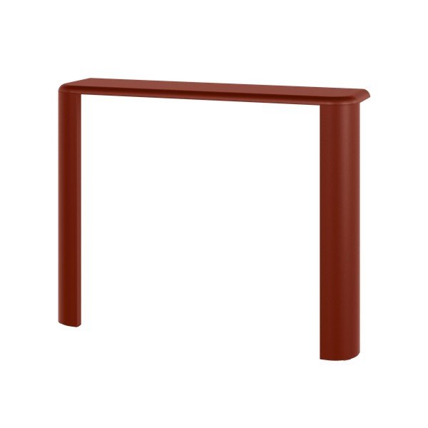 Sarkans tērauda konsoles galds 25x100 cm Fli – noo.ma