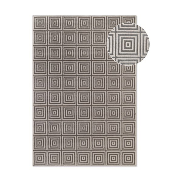 Pelēks paklājs 160x235 cm Perles Tourmaline – Elle Decoration