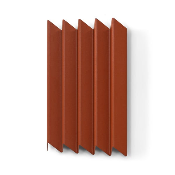 Terakotas oranžs metāla sienas pakaramais 21 cm Sensu – Spinder Design-image-2