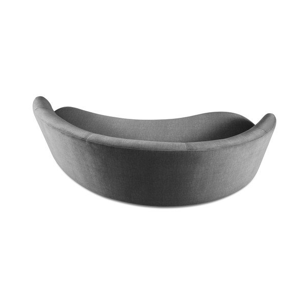 Pelēks samta asimetrisks dīvāns Mazzini Sofas Debbie, kreisais stūris-image-3