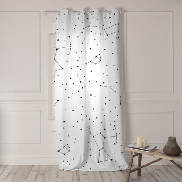 Balts aizkars 140x300 cm Constellation – Blanc