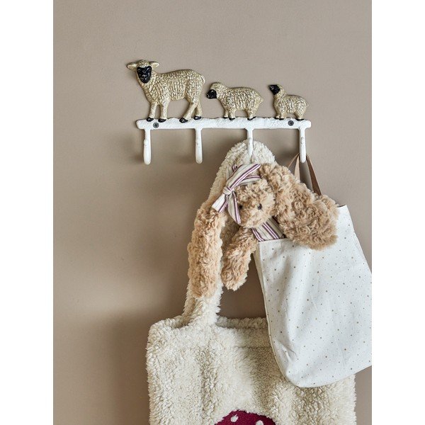 Balts metāla bērnu drēbju pakaramais Dolly – Bloomingville Mini-image-3