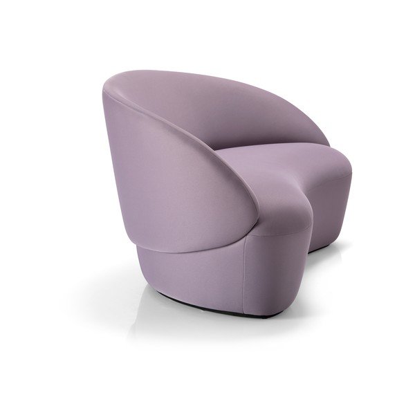 Gaiši violets samta dīvāns EMKO Naïve, 162 cm-image-2