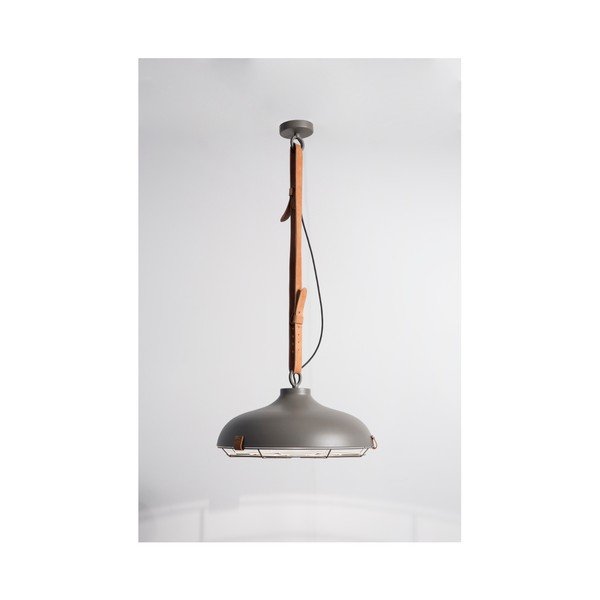Pelēka griestu lampa Zuiver Dek, ⌀ 51 cm-image-3