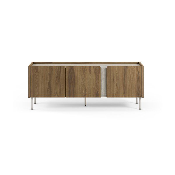 Dabīga toņa TV galdiņš ar ozolkoka imitāciju 140x54x35,5 cm Lucile – Marckeric