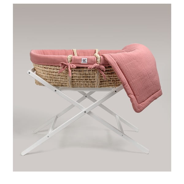 Rozā bērnu groziņš ar statīvu Meeko – BELLAMY