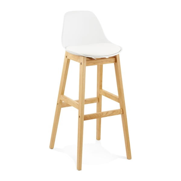 Balts bāra krēsls Kokoon Design Elody