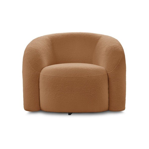 Oranžs grozāms atpūtas krēsls no buklē auduma Elina – Bobochic Paris-image-3