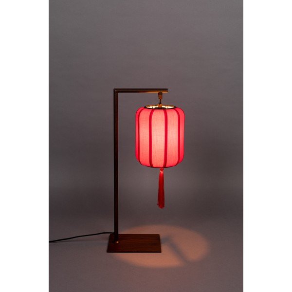 Sarkanbrūna galda lampa Suoni – Dutchbone-image-1