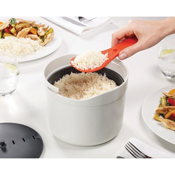 Oranžs/pelēks rīsu vārāmais katls M-Cuisine – Joseph Joseph-image-1