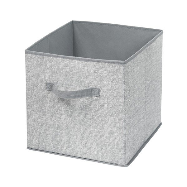 Pelēka uzglabāšanas kaste iDesign Aldo Cube-image-2
