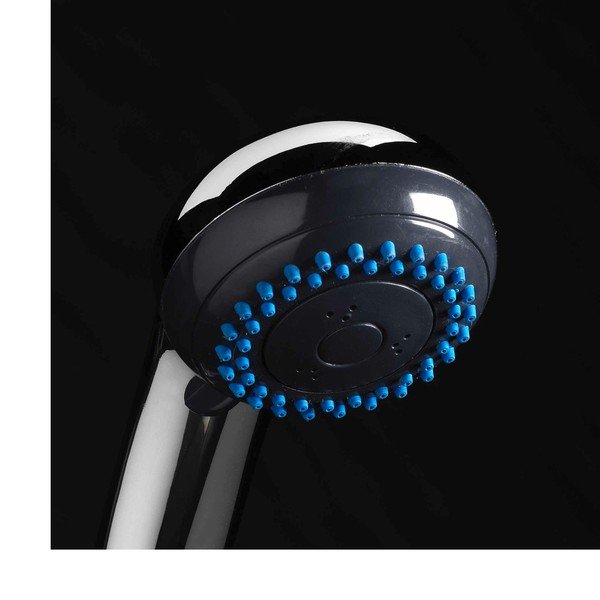 Dušas galva ar šļūteni ø 7 cm Hydro – douceur d'intérieur-image-1