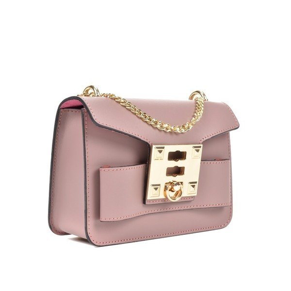 Rozā ādas rokassomiņa Roberta M Ferra Rosa-image-2