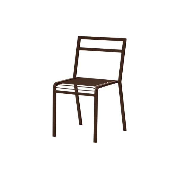 Tumši brūns metāla dārza krēsls Oto – noo.ma