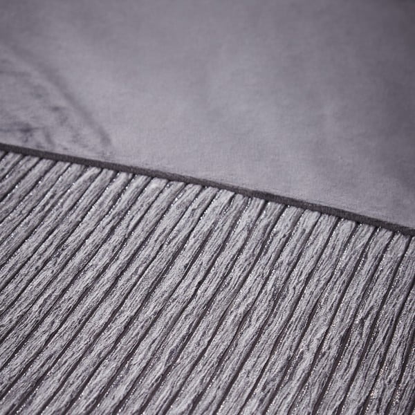 Pelēka divguļamā gultas veļa 200x200 cm Allure Sparkle – Catherine Lansfield-image-3