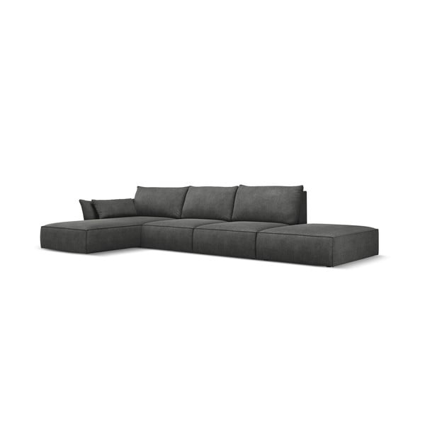 Pelēks stūra dīvāns (kreisais stūris) Vanda – Mazzini Sofas-image-2