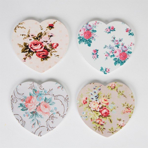 4 paliktņu komplekts Sass & BelleRose Heart-image-2