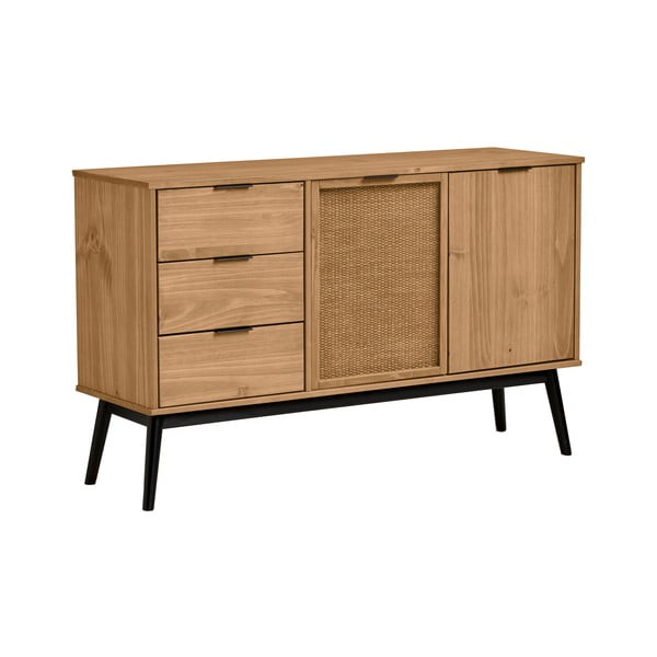 Priedes masīvkoka kumode 130x80 cm Natasha – Marckeric-image-2