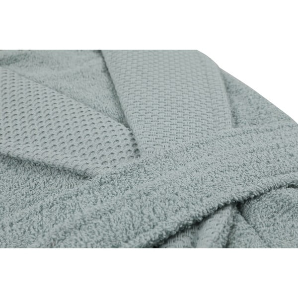 Piparmētru zaļš kokvilnas halāts M izmērs Cappa – Foutastic-image-1